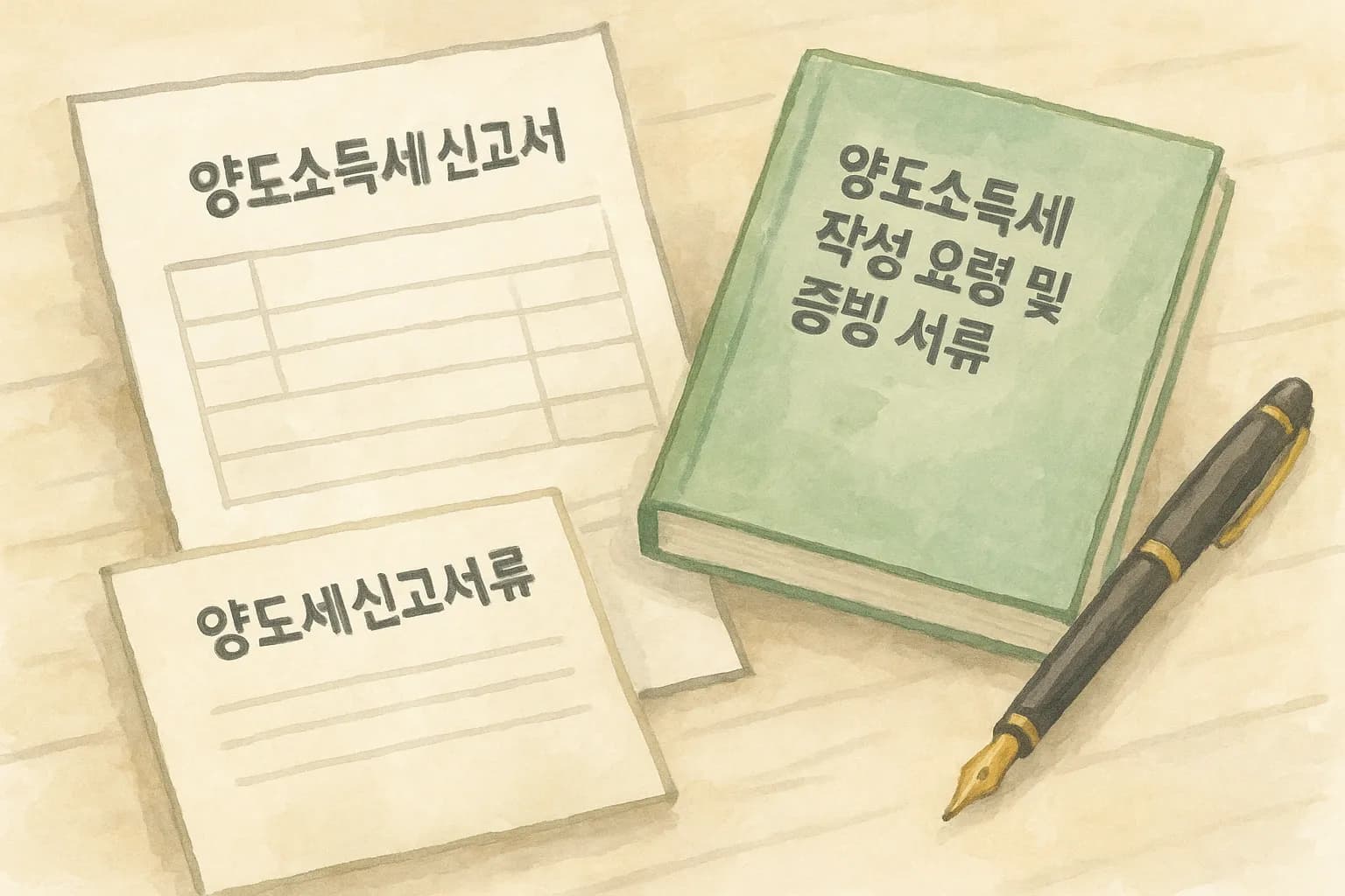 양도세신고서류 | 양도세 개념 설명