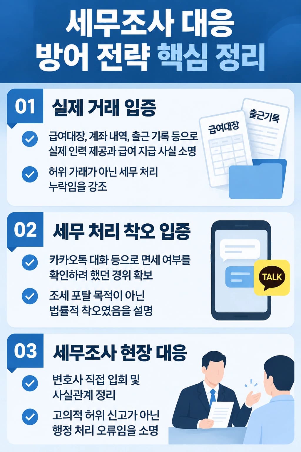 세무조사대상, 대륜의 조력 내용